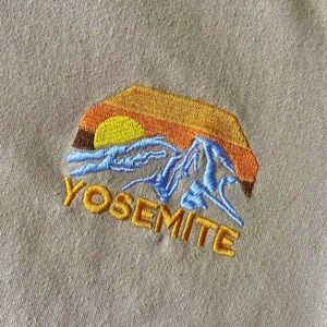 Embroidered Yosemite National Park Crewneck